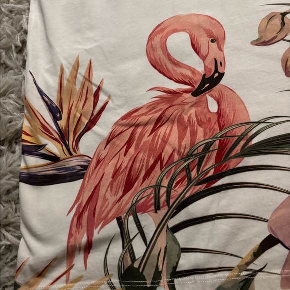 Men’s Pullin Flamingo Tropical Print T-Shirt Size XXL - Picture 5 of 9